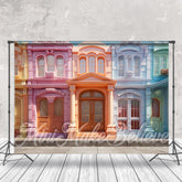 Lofaris Dreamy House Birthday Cake Smash Backdrop For Photo